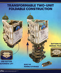 Gringotts Bank Marble Run 3D Wooden Puzzle For Adults Includes Continuous Marble Action Secret Vault System Mechanical Model Kit DIY Building Craft Brain Teaser Collectible Book Design Must Have foldable two-unit tower with lift and marble storage