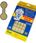Gold Tyvek Self Adhesive Dumbbell Jewelry Price Tags 1000 Pack For Rings, Bracelets, Necklaces And Pendants