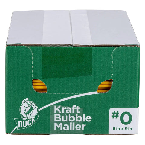 Box of Kraft Bubble Mailers 6x9 Inches Size 0 Self Sealing Manila Mailers Pack Of 25 With Cushioned Bubble Lining Pro Grade Exterior