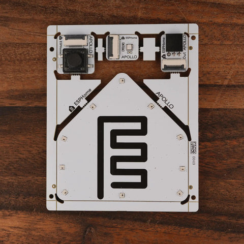 Plug And Play Smart Home Sensor Hub features a white ESP32 main board, integrated sensors for automation and setup.