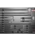 20-Piece Pneumatic Tool Set With Black Oxide Finish, Pro-Grade Precision Fit Tools, .401 Shank Size, Foam Drawer Block