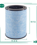 Air Purifier Filter Replacement For Instant AP300 3 In 1 H13 True HEPA With Activated Carbon And Antimicrobial Coating Plasma Ion Tech