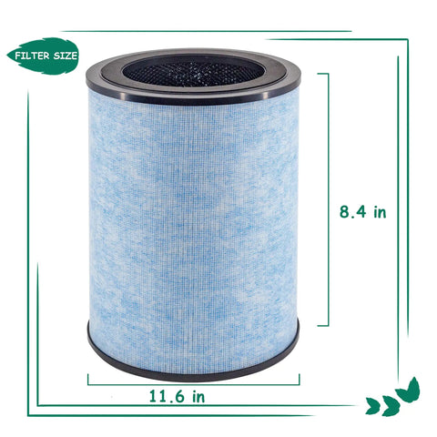 Air Purifier Filter Replacement For Instant AP300 3 In 1 H13 True HEPA With Activated Carbon And Antimicrobial Coating Plasma Ion Tech