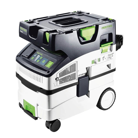 Alt Tag: Ct Midi I HEPA Bluetooth Dust Extractor With Auto Start And Touch Control Remote Ready Compact Mobile Dust Collector