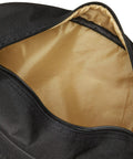 Interior of New Improved Travel Bag Case for Nespresso Essenza Mini and Pixie with Extra Interior Padding, open zipper view