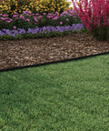 4 Inch Composite Landscape Edging Kit With 40 Foot Roll And 24 Anchoring Stakes Contractor Grade Black Edging for neat garden.