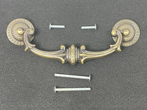 Antique English Bail Pull For Cabinets And Dressers, zinc alloy furniture hardware with 7-1/4 inch length, 2 pack
