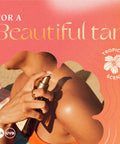 Continuous Mist Spray With Protective Oil Formula for Beach Bum Essentials and Poolside Chill Sessions SPF 30 applied on shoulder