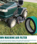 Lawn mower beside Engine Air Filter with Pre Filter for Kohler 47 083 03 S 47 083 03 S1 replacement on grass