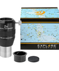 Focal Extender Barlow Lens 2x Telecentric For Telescopes Boost Your Focal Length With Four Lens Multicoated Teleextender