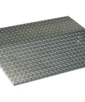 Top Shelf Aluminum Hand Truck Dock Plate 36 X 24 Inches For Loading Dollies And Carts One Thousand Pounds Weight Rating grip surface