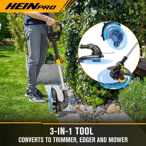 Cordless String Trimmer For DeWalt 20V Max Battery Bare Tool 12 Inch Weed Eater used for edging along a pathway