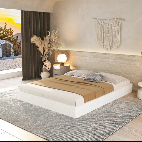Heavy Duty Steel Box Spring For Queen Bed Base With Durable Cover And Quick No Sweat Setup Providing Rock Solid Mattress Support To Keep Your Bed Looking Sharp For Years in modern bedroom setting.