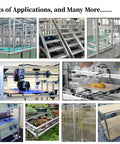 Beefy 10 Pack 2000mm 2020 V Slot Aluminum Extrusion Profiles Anodized Black European Standard for versatile applications