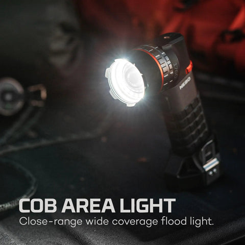 LuxTreme SL100 Spotlight Beast With 1 Mile Beam and 640000 Candlepower, COB flood light design, close-range wide coverage view