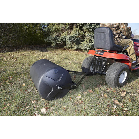 Lawn Roller 18 Inch Diameter 24 Inch Wide Poly Drum Holds Up To 270 Lbs And 31.1 Inch Working Width For Versatile Push And Tow Lawn Care