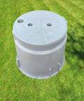 10 Inch Underground Electrical Junction Box For Outdoor Wiring In Ground Splice Box With Removable Lid, Heavy Duty PVC Construction