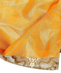 Silk Brocade Carrying Bag With Tassel 53 Inch Sword Case For Katanas Tai Chi Broadswords Wakizashi And Cosplay Gear In Floral Gold Dust