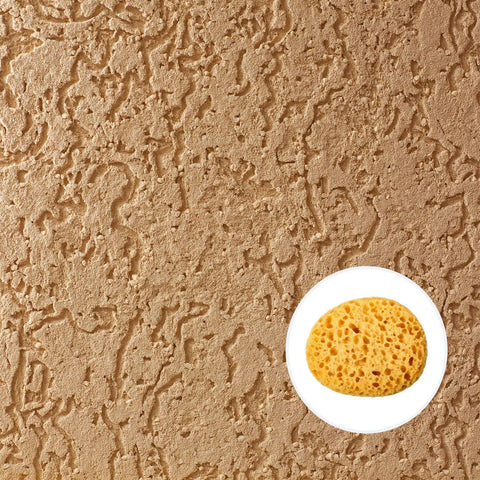 Knockdown Texture Sponge For Drywall Patch And Ceiling Repair DIY Home Texture Tool 2 Pack Ready To Expand When Wet Perfect For Small Patches Texture Touch Ups Easy Finish shown with texture result