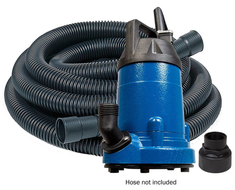 Aluminum Multi Purpose Pump 115 Volt One Third HP 2000 GPH With Ten Foot Cord For Home Water Transfer And Emergency Flood Cleanup