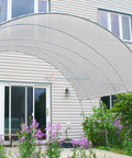 Light grey patio canopy for deck Nine By Twenty Foot Shade Cloth With Grommets For Outdoor Shade Stay Cool UV Protected HDPE Fabric