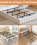 Heavy Duty Bed Frame Support System Universal Adjustable Center Support Beams on upholstered, metal, and wooden beds.