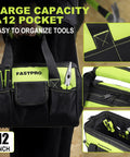220-Piece Home Tool Set For DIYers And Weekend Warriors, Complete Household Repair Kit With Pliers, Screwdrivers, Wrenches, And A 12-Inch Wide Mouth Green Tool Bag For Easy Organization