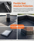 Flexible installation details of Heavy Duty 50mil EPDM Rubber Roof Membrane Peel And Seal Underlayment Roll for flat roofs.