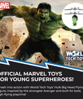 Big Head Hulk Motion Sensing Flying UFO Helicopter Toy For Kids 6 Plus Durable Lightweight IR Flight Toy With Realistic Hulk Theme pack image