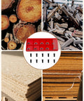 Heavy Duty 10 Pack 8.9 Mm Round Carbide Cutting Inserts For Indexable Lathe Tools featuring wood, a red storage rack, and screws.