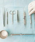 Dentist Grade Tartar Scraper Tool For Plaque Removal Stainless Steel Dental Pick For Deep Teeth Cleaning on tray