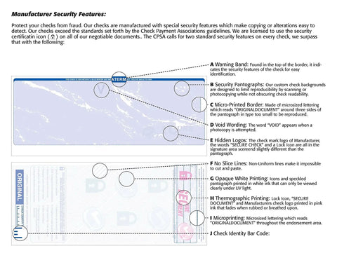 Top Shelf Business Voucher Checks With Check On Top Format Built For QuickBooks And Quicken Systems Featuring Blue Linen Grain With Security Marks And Custom Brand Logos For Nuts And Bolts Bill Tracking In A Ready Five Hundred Sheet Roll