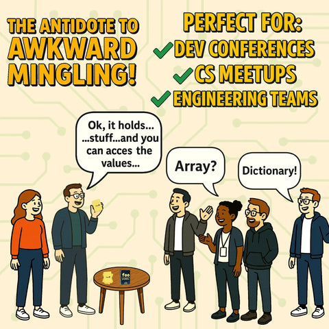 Icebreaker Coding Card Game For Programmers And Devs A Fun Gift For Software Engineers And CS Students Perfect For Meetups Conferences Office Parties Hackathons And Team Building