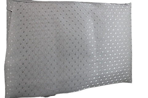 Diamond Mosaic Fabric Sink Skirt 56 Inch Wide By 32 Inch Long Polyester Under Sink Storage With Waterproof Protection Gray Platinum Silver Color