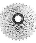 CSM66 8 Speed Nickel Plated Bicycle Cassette 11 To 32T With Black Spacers And Lockring for smooth shifts and easy install
