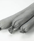 Heavy Duty Polypropylene Absorbent Socks For Flood Fighting Zero Sweat With Leaks Straight Up Industrial Grade Drain Guards to soak up grease oil water spills in garages fast 40 pack, gray tubes.