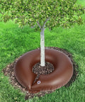 3 Pack 15 Gallon Tree Watering Ring Bags For Deep Root Watering, Low Profile Slow Release Watering Donut around tree base