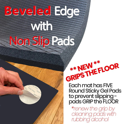 Anti Fatigue Standing Mat With Air Soft Ergonomic Design For Standing Desks And Kitchen Use, Cushioned Non Slip Floor Mat, 1 Inch Thick, 36 By 24 Inches, Easy Clean And All Day Comfort