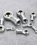 3/8 Inch Rod End Bearing With Jam Nut, Left Hand Female Thread 3/8-24 UNF, 1045 Steel, High Misalignment Up To 13 Degrees, Ideal For Agriculture Machinery CNC Equipment. Assorted sizes