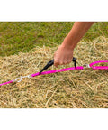 Using Bale Band For Hay Hauling Made Easy With Durable Webbing And Heavy Duty Cam Buckle Snaps On Smoothly Tightens Quickly
