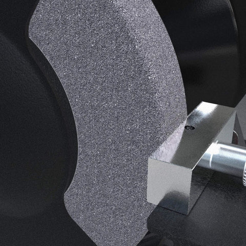 ATLIN grinding wheel dresser with 36 and 120 grit diamond surfaces on a metal shank