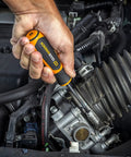 Using 10 Piece Phillips Slotted Pozidriv Screwdriver Set With Dual Material Handles And Speed Zone Grip Non Slip Black Oxide Tips for engine work