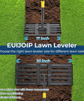 Heavy Duty Yard Work Ready Lawn Leveling Rake 30x10 Inch Head With 72 Inch Extendable Stainless Steel Handle And Ergonomic Grip For Golf Courses Soccer Fields And Backyard Turf Maintenance Pro Grade Leveler shown in 30 inch size comparison to 17 inch