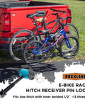Anti Rattle Lock Hitch Pin For Half Inch 13 Thread Fits Lightweight Platform Bike Racks Compatible With Young OutfitR Models
