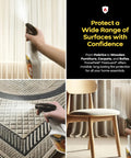 FireGuard Flame Retardant Spray For Fabrics, 22 Oz applied to drapes, upholstery, and textiles for flame and smoke protection