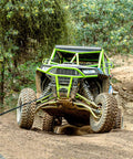 ATV using 4500 Pound Waterproof Electric Winch For ATV And UTV With Synthetic Rope on rugged off-road terrain