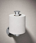Components Vertical Toilet Tissue Holder With Premium Metal Construction And Corrosion Resistant Finish No Fuss Quick Access