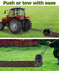 24 Inch Lawn And Garden Compost Spreader Workhorse Build With Heavy Duty Powder Coated Steel Roller For Even Spreading Peat Moss Seed Soil And Fertilizer Across Large Lawns