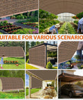 90 Percent UV Blocking Sun Shade Cloth With Grommets For 5x10 Foot Pergola Shade Cover Mesh Tarp in various outdoor settings