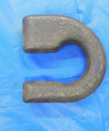 Three Quarter Inch GR100 Alloy Chain Connecting Link Master Clip Kit on blue background, showing sturdy steel design and grip for heavy lifting.